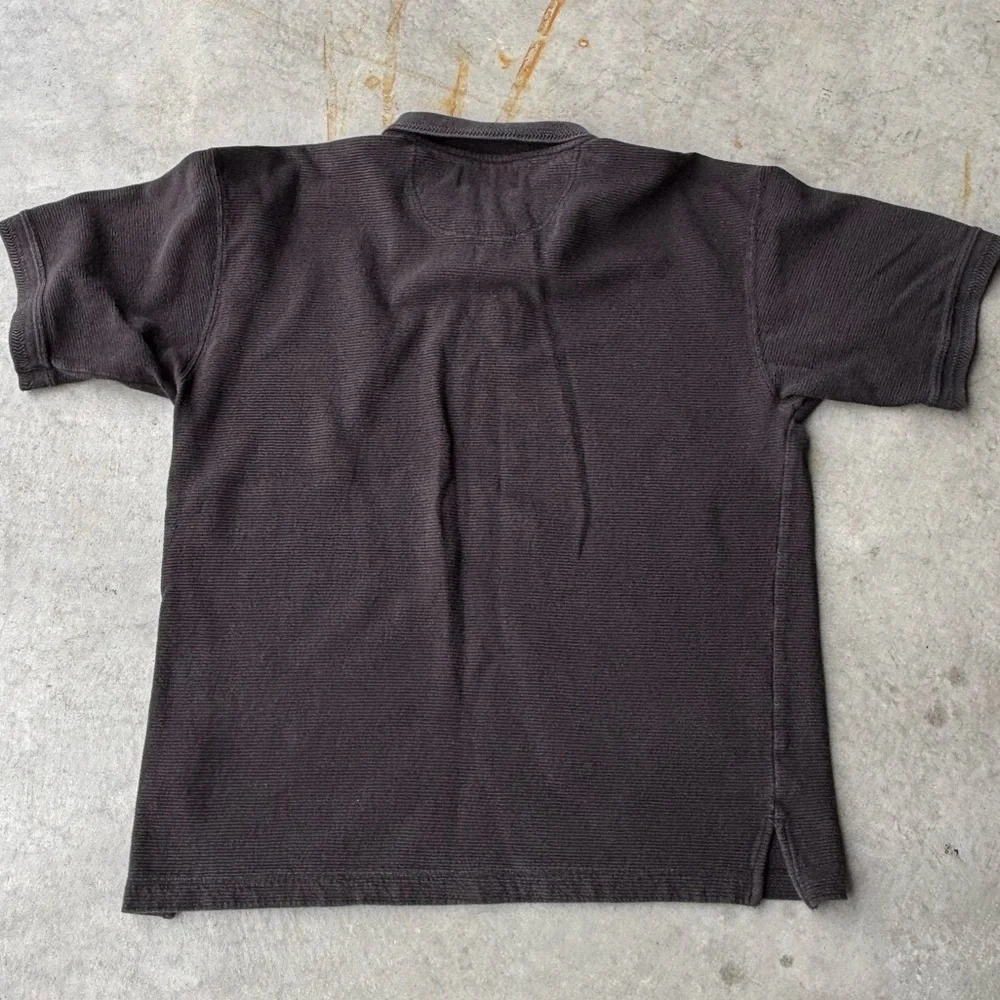 Vintage Havana Jack’s Cafe Waffle Knit Polo Shirt XL 100% Cotton Surf Casual Y2K